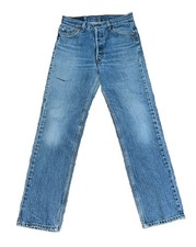 Vintage Levis 501 Jeans Mens 30x30 Blue Denim Straight Leg Button Fly USA 80s