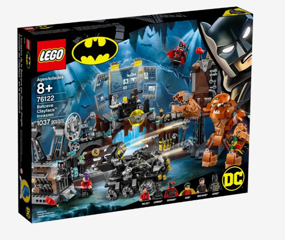 Lego 76122 Batman Batcave Clayface Invasion 1037pcs Tank Sealed Standard New Set