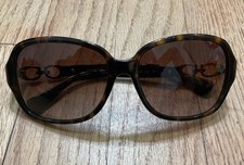 Coach Dark Tortiose HC8146 Lens Brown Gradient Excellent Shape