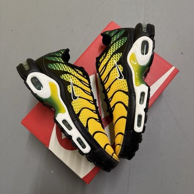 UK 7,5 Nike Air Max Plus TN Caribbean Yellow Pine Green Sneaker Neu IB7671-700