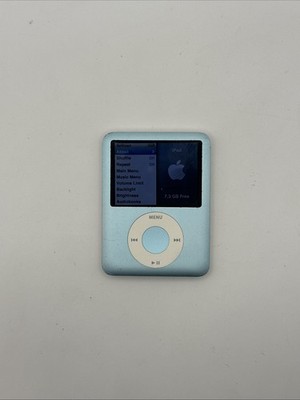 Apple iPod Nano 3rd Generation Blue(4 GB) Good Condition | eBay