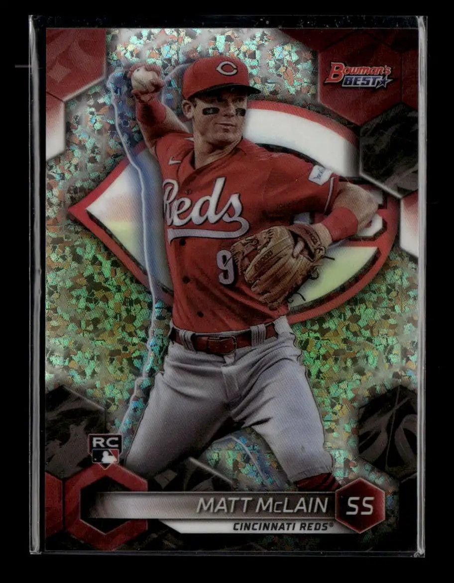 Matt McLain 2023 Bowman's Best Mini-Diamond Refractor #39 #001/299 RC