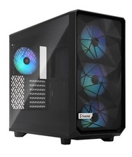 Fractal Meshify 2 Lite, Black, Mid Tower Gaming Case Tinted Glass Excellent