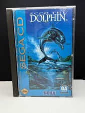 Ecco the Dolphin (Sega CD, 1993) CIB Tested And Working