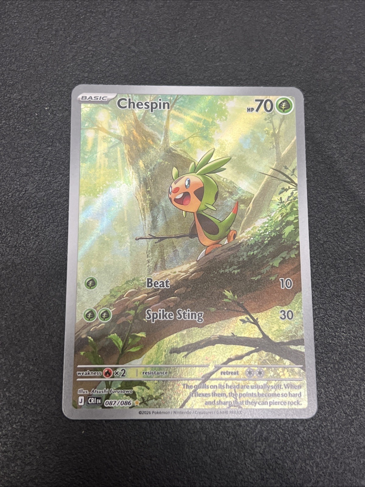 Chespin - Chaos Rising 087/086