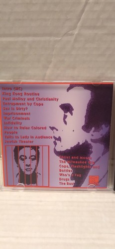 LENNY BRUCE The Historic 1962 Concert Lenny Busted CD 1998 Vipers Nest 178 MINT - Foto 6 di 7