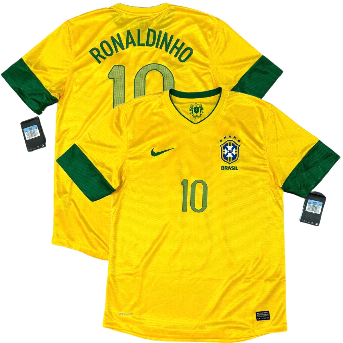 Nike Ronaldinho Brazil National Team Soccer Fan Apparel