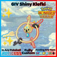 ✨ Shiny Klefki 6IV ✨ Pokemon Scarlet & Violet 🚀 Fast 🚀