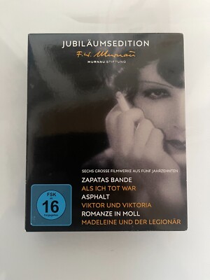 Murnau Jubiläumsedition mit 6 Filmen ( Zapatas Bande, Asphalt..) 5 Blu Rays