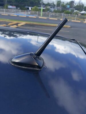 4 inch '' Short Black Aluminum Antenna Mast AM/FM for SCION IQ 2012-2015 New
