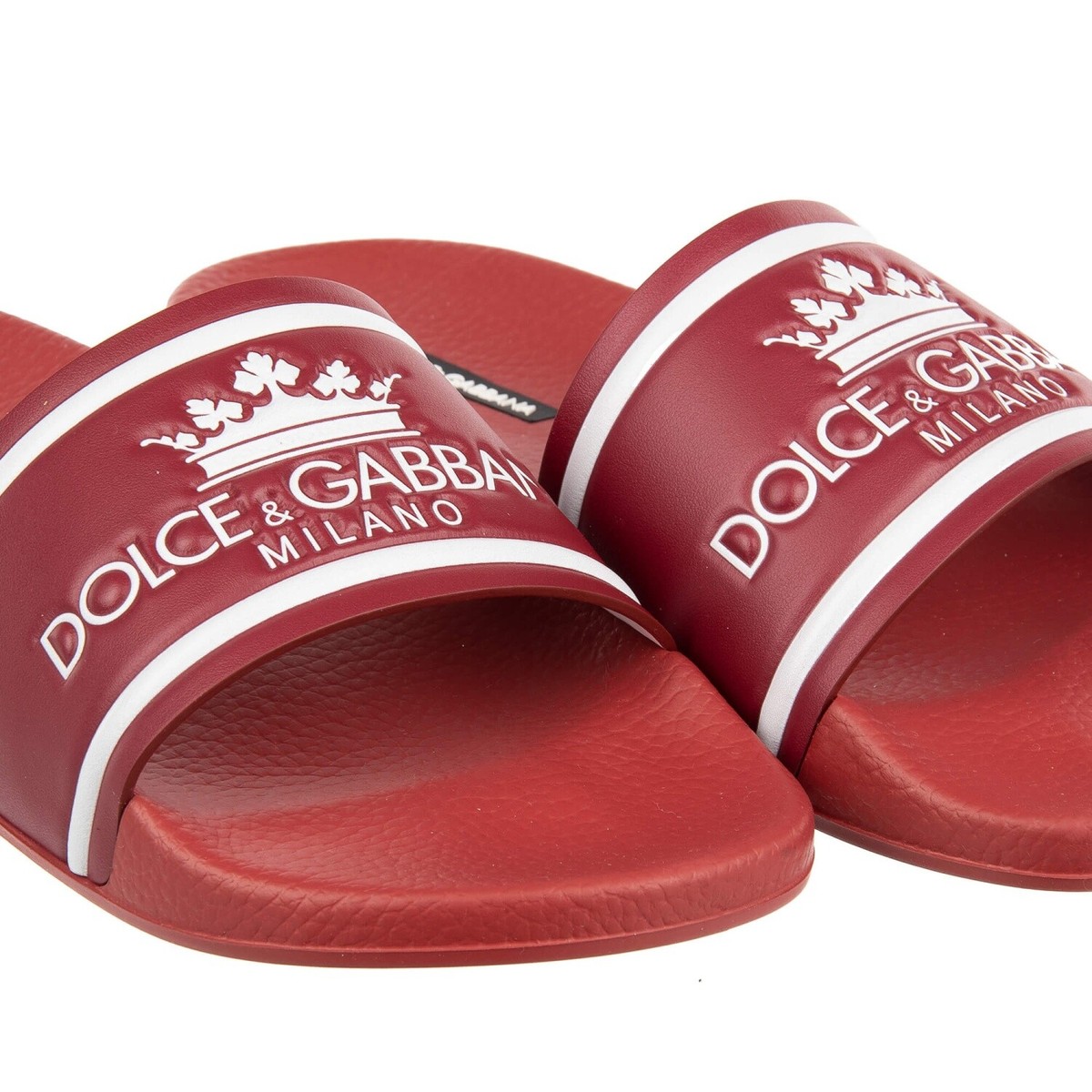 サンダル Dolce & Gabbana SLIPPER (A80506A9Q67 80999) Calfskin sandal in Black for Men | Dolce&Gabbana® US