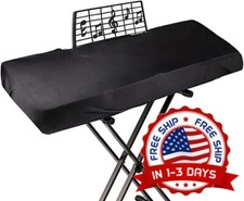 Cubierta Antipolvo Para Teclados Y Pianos Digitales De 88 Teclas Black Nuevo US