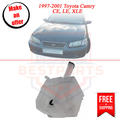 Windshield Washer Reservoir For 1997-2001 Toyota Camry – Includes Cap