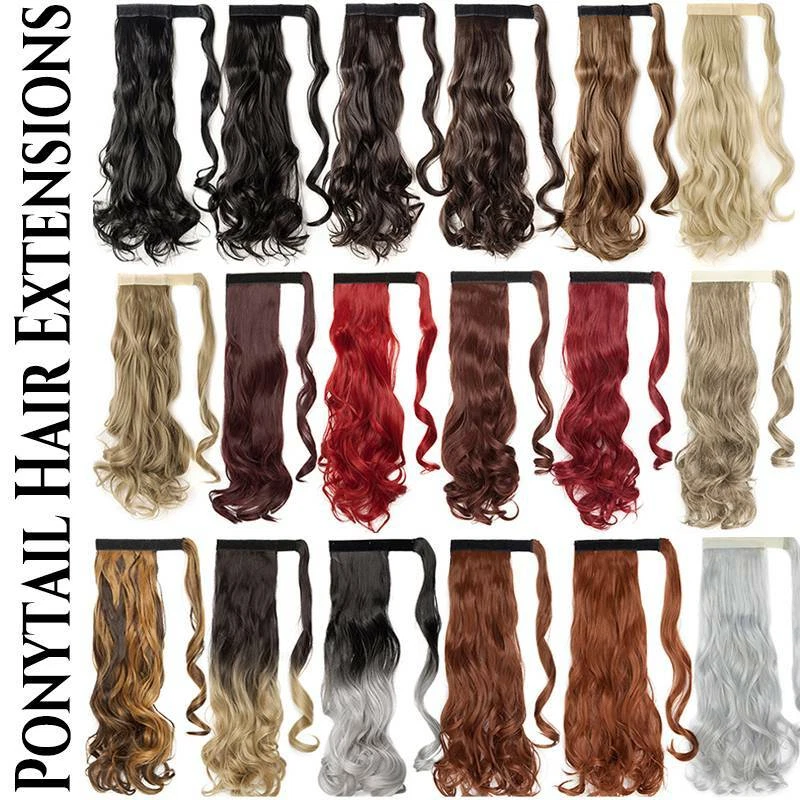 Ponytail Extensions Pferdeschwanz Haarverlängerung Haarteil Clip in Zopf Haare - Bild 3 von 4