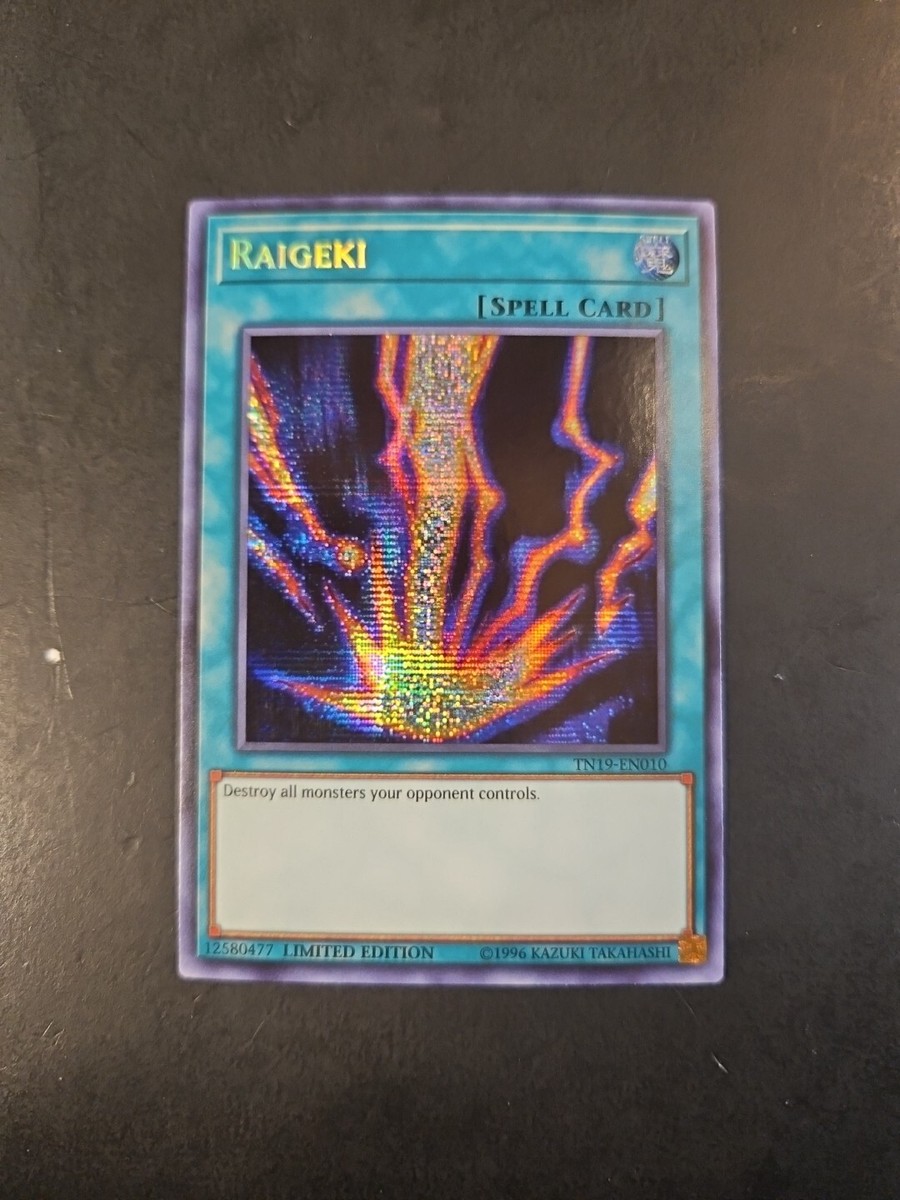 Yu-gi-oh! Raigeki Secert Rare TN19-EN010 (D5) | eBay