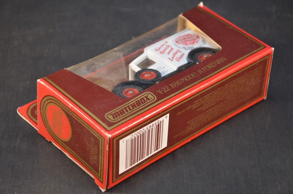MATCHBOX 1986 MODELS OF YESTERYEAR 1930 MODEL A FORD VAN SCALA 1/40 ANNI 80 - Immagine 4 di 4