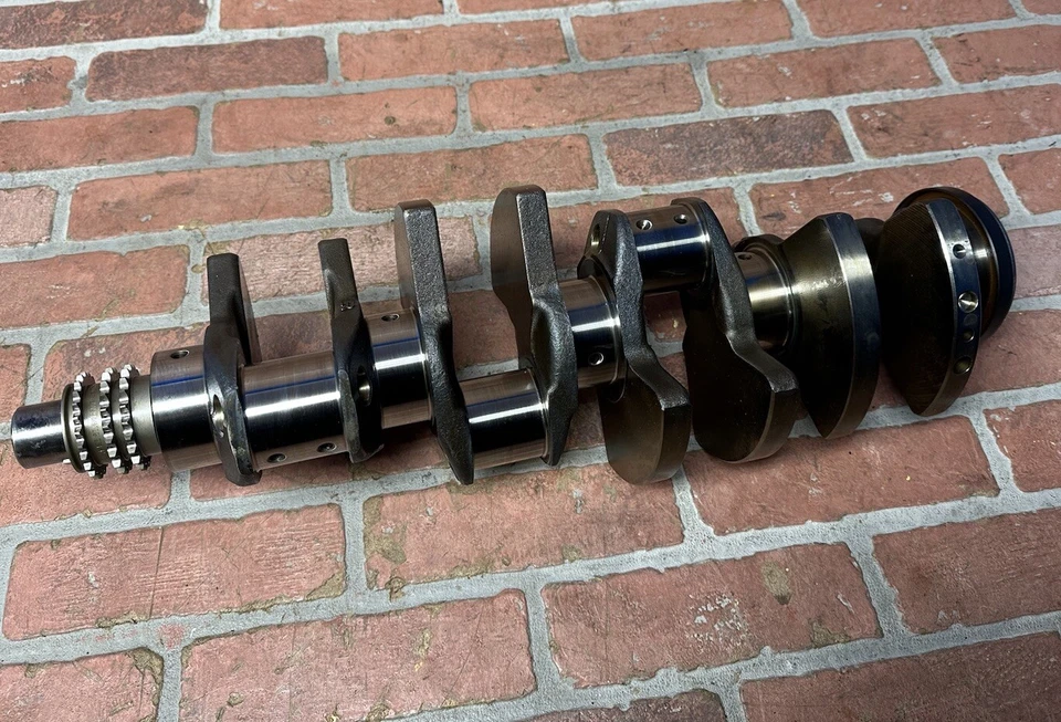 🧨2011-2014 PORSCHE CAYENNE 4.8L V8 VIRABREQUIM DO EIXO DA MANIVELA DO MOTOR 107K FABRICANTE DE EQUIPAMENTO ORIGINAL - Imagem 2 de 4