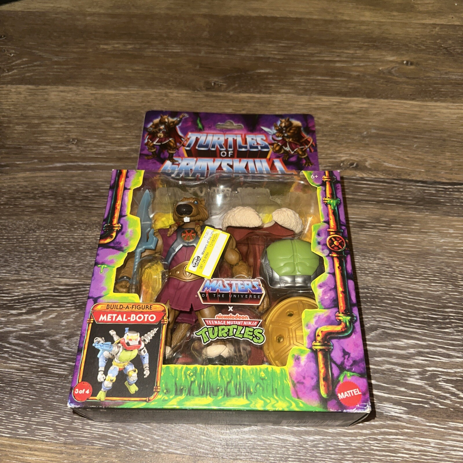 Masters of the Universe Origins Turtles of Grayskull Splinter-Skull MOTU TMNT Crossover Action Figure