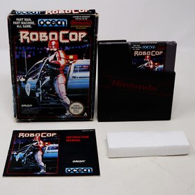 VINTAGE NINTENDO ENTERTAINMENT SYSTEM NES ROBOCOP CARTRIDGE GAME PAL A BOXED