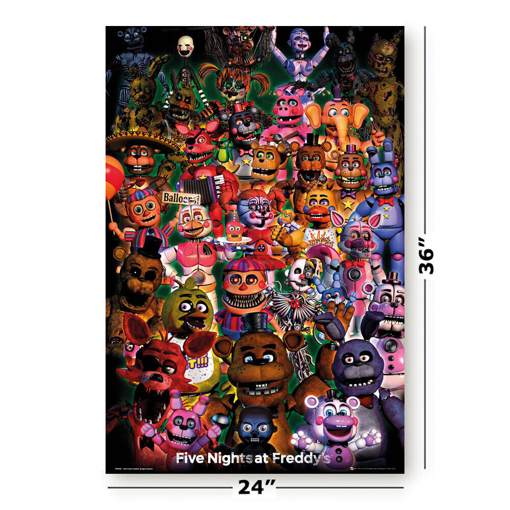 Five Nights At Freddy's - Gaming Poster (5 Nights - Fnaf