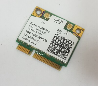Wlan Intel WiFi Centrino Wireless-N 1000 half Size aus Acer Aspire Notebook