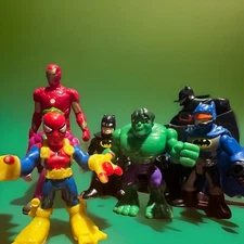 Superhero Action Figures 2-4” • Imaginext, Hasboro, McDonald’s - DC & Marvel