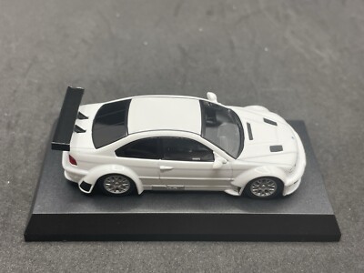 京商 1/64 M3 GTR Mini Cooper Kyosho 1/64 BMW&MINI collection M3 GTR White diecast model