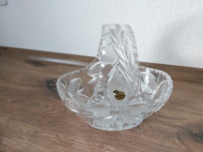 Bodenmais grosse  Bleikristall Korb Diamantenschliff