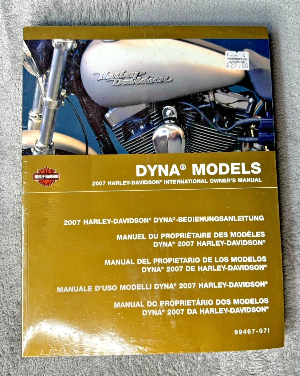 2007 Harley-Davidson Dynaモデル サービスマニュアル Harley Davidson 2007 Dyna Models Service Manual & Electrical