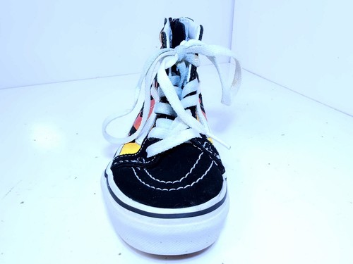 Classic Vans SK8 Hi Flame 721356 Youth Size 12 - Picture 6 of 11
