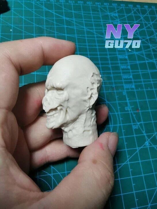 1:6 Walking Dead Zombies Head Sculpt Model F 12" Male Action Figure model - Image 4 of 4