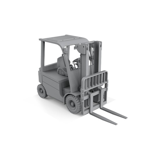 Yao's Studio LYT87160B 1/87 HO Forklift Model Railroads Display - Picture 2 of 2