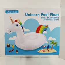 Unicorn Inflatable Pool Float Beach Summer Fun 110x55x47 Inches New in Box