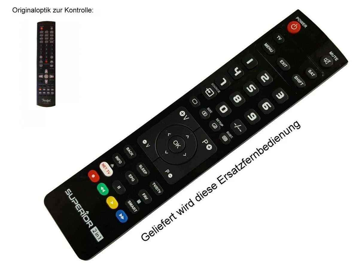 Telecomando Sostitutivo Per Diffusori Teufel IP21RC / IP400RC / IP500RC – Plug And Play, Nessuna Programmazione, Batterie Non Incluse