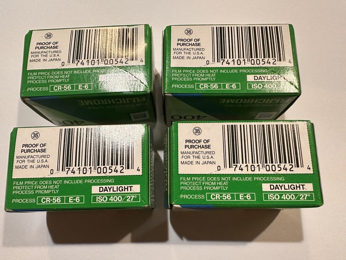 4-Fujichrome Sensia II 400 - Set Of Four NEW, SEALED. | eBay