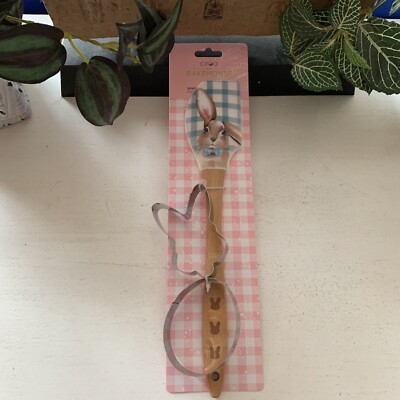 CIROA Easter Bunny Rabbit Spatula & Cookie Cutters
