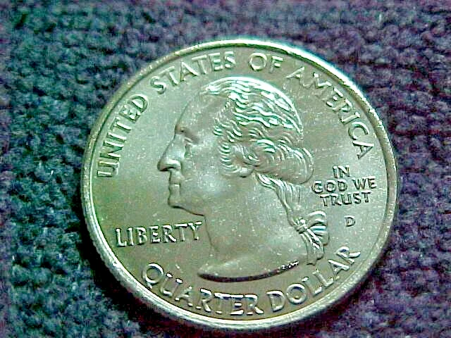 2008 D HAWAII QUARTER FROM MINT ROLL BU - Image 2 of 2