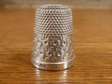 A nice Antique Henry Griffith Thimble Sterling silver #4
