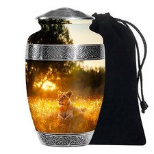 Lion Urn For Ashes Adult Male Large Urns For Human Ashes Adult 10 Inch