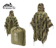 Tuta Helikon-Tex LEAF GHILLIE PONCHO cecchino tattica mimetica bosco