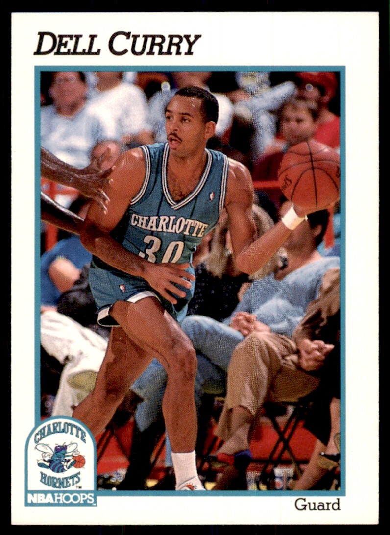 デル カリー　NBAカード Signed Trading Card Dell Curry Autographed Basketball | eBay
