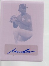 2022 Leaf Perfect Game Printing Plate Magenta Autograph MA-MG3 Mikhai Grant 1/1