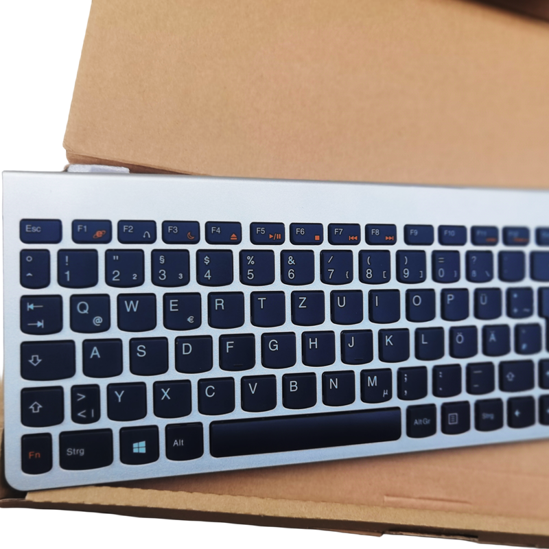 German Layout Silver Wireless Keyboard for Lenovo SK8861 eBay