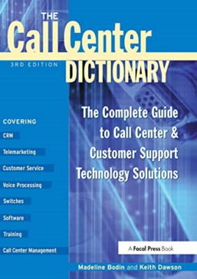 The Call Center Dictionary - Paperback NEW Madeline Bodin February 2002