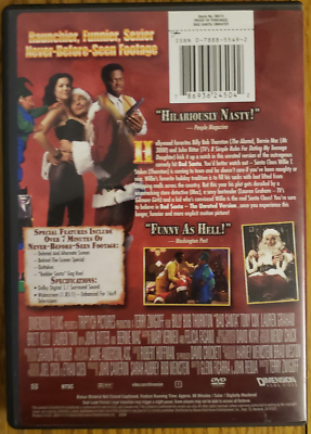 Bad Santa (DVD, 2003, Badder Santa: The Unrated Version) Billhy