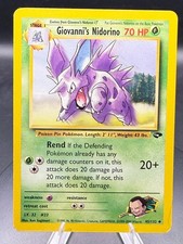 GIOVANNI'S NIDORINO - Pokemon - 45/132 Gym Challenge - Unlimited LP on eBay