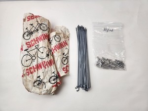 Vintage Schwinn Wheel Spokes 7 - 7/8" Long - 35 Spokes, 31 Nipples