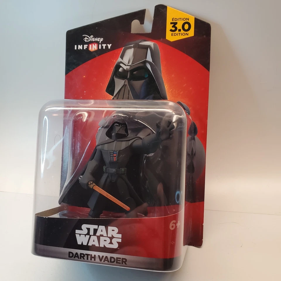 Lot of 2 Disney Infinity Star Wars Figures 3.0 Darth Vader Rei Finn NIB - Image 2 of 4