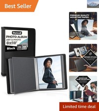 Stylish Lightweight 8x10 Photo Album with 48 Pages for Artists  Professionals