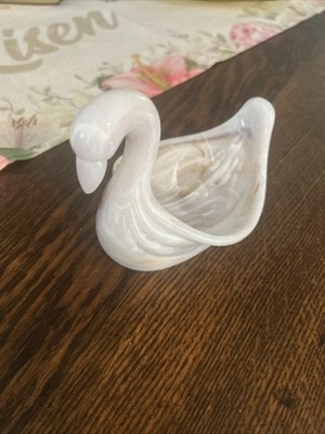 Vintage Clear SWAN Soap Dish Beautiful Nice Decor Unique Pretty L@@K